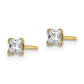 AAA Quality Complete Princess-cut Diamond Earrings - WBC