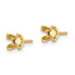 Princess-cut Stud Earring Mountings - WBC