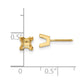 Princess-cut Stud Earring Mountings - WBC