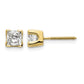 Princess-cut Stud Earring Mountings - WBC