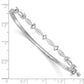 Holds 1/2 carat 7- Round Stones Hinged Oval Bangle Bracelet Mounting - WBC