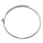 Holds 1 carat (42- Round Stones) Hinged Oval Bangle Bracelet Mounting - WBC