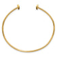 Holds 1/6 carat 16- Round Stones Bar Flexible Cuff Bangle Bracelet Mounting - WBC