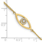 Complete A Diamond Evil Eye 2-Strand Bracelet with Extender - WBC