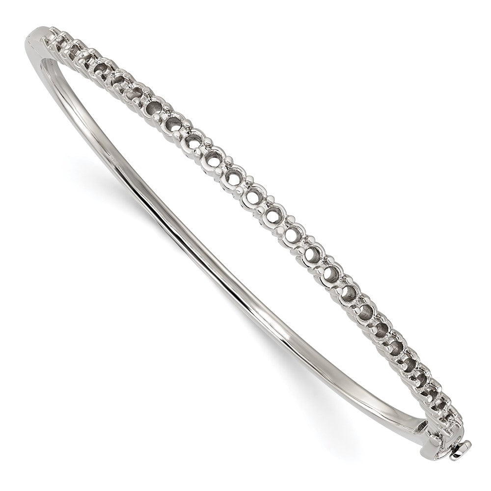 Holds 25 1.9ct Hinged Bangle Mounting - WBC