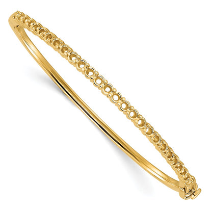 Holds 25 1.9ct Hinged Bangle Mounting - WBC