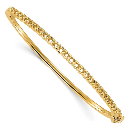 Holds 25 1.9ct Hinged Bangle Mounting - WBC