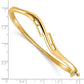 Holds 3/8 carat 2-/4-/4- Round Stones Hinged Oval Bangle Bracelet Mounting - WBC