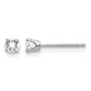 Round April/ Topaz Stud Earrings - WBC