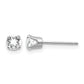 Round April/ Topaz Stud Earrings - WBC