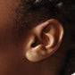 Round August/Peridot Post Earrings - WBC