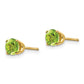 Round Peridot Earrings - August - WBC