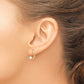 Round October/Opal Leverback Earrings - WBC