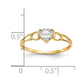 Heart Topaz Birthstone Ring - WBC