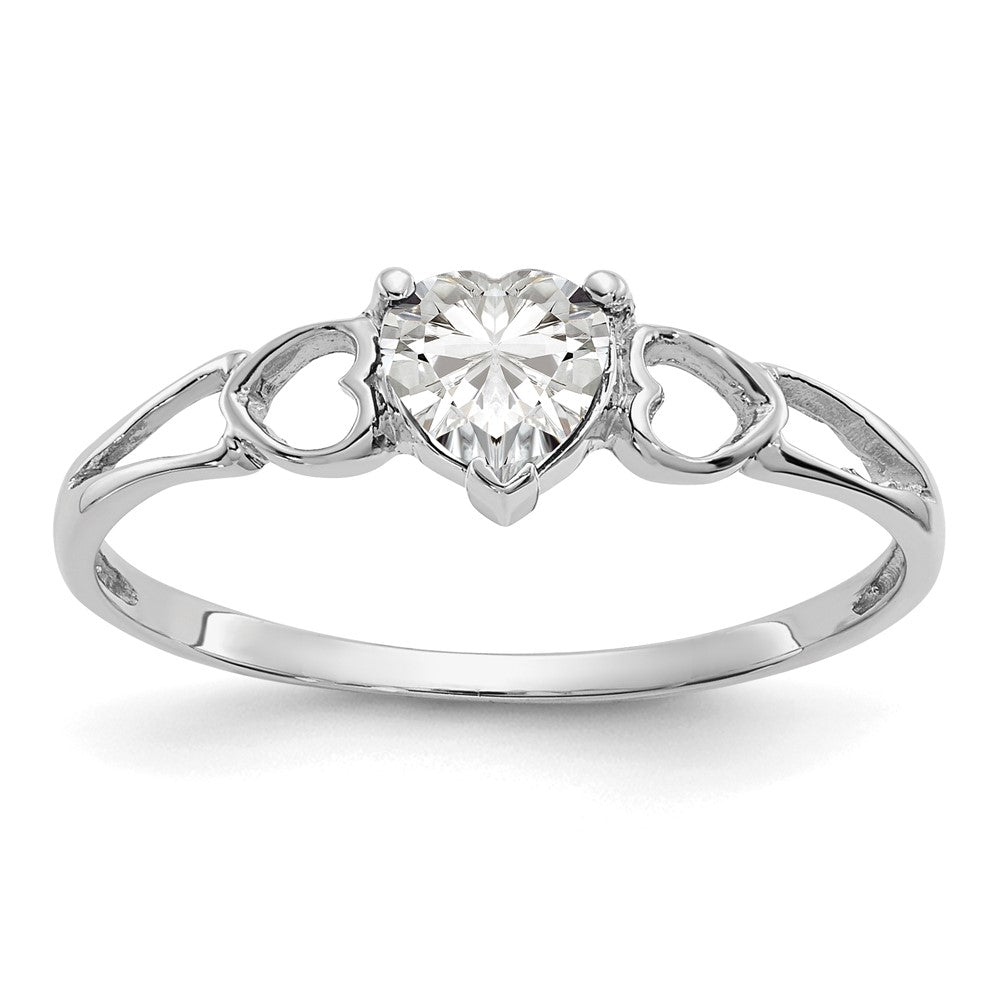 Heart Topaz Birthstone Ring - WBC