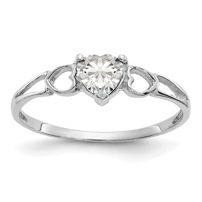 Heart Topaz Birthstone Ring - WBC