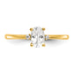 Diamond and 6x4 Oval Topaz Birthstone Ring - WBC
