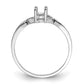 6x4 Oval Birthstone Ring Mounting - WBC