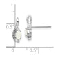 5x3 Oval October/Opal and Diamond Post Earrings - WBC