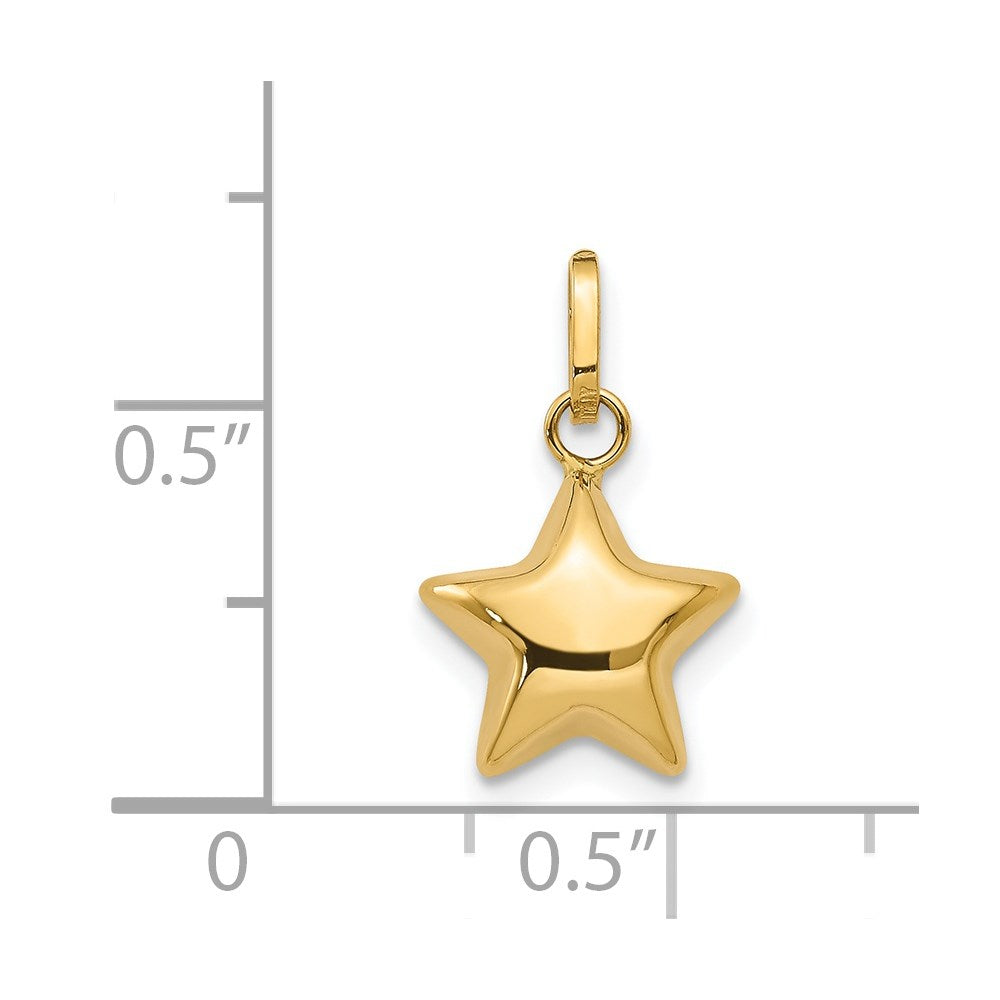 3-D Puffed Star Charm - WBC