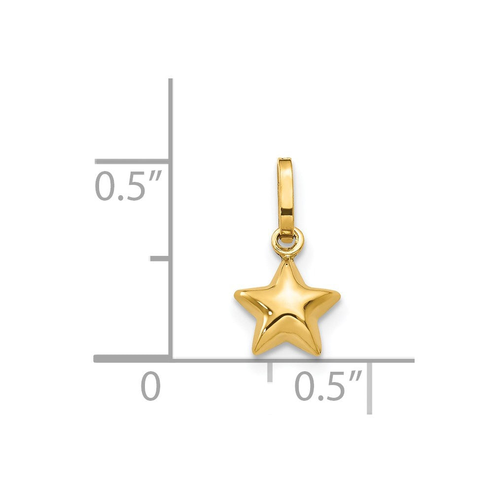 3-D Puffed Star Charm - WBC