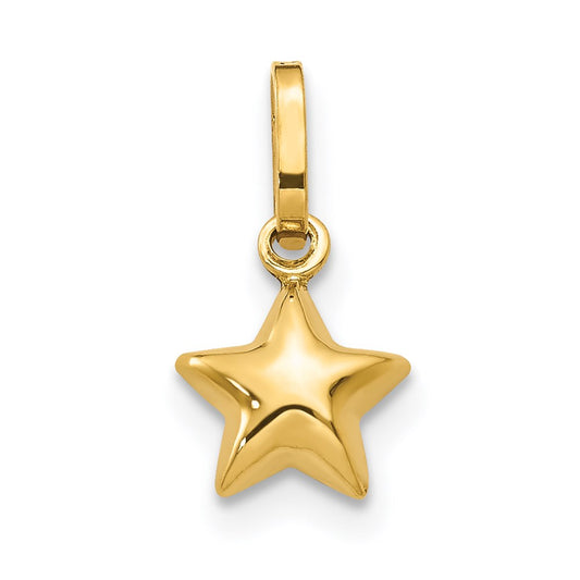 3-D Puffed Star Charm - WBC