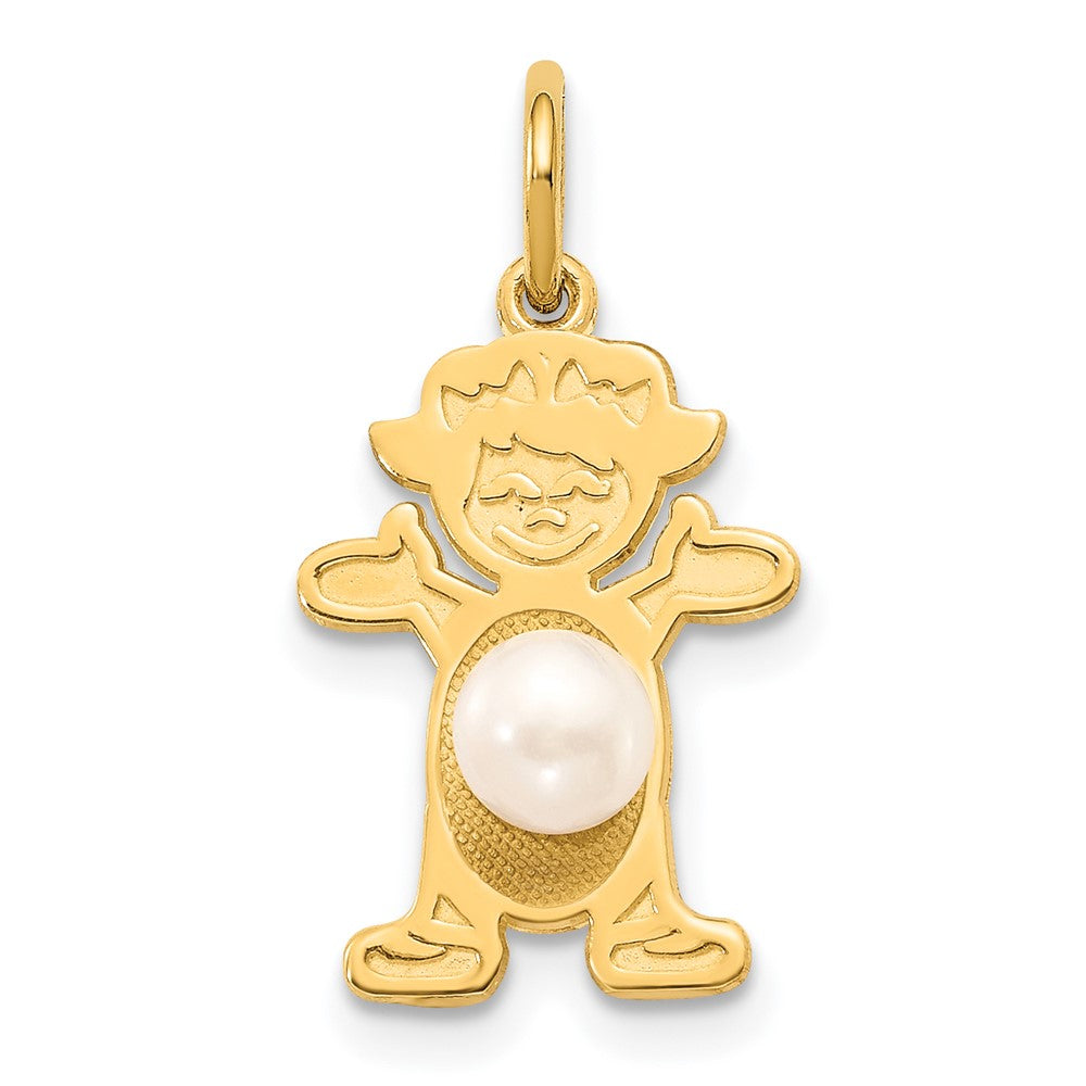 Girl Charm Freshwater Cultured Pearl-June - WBC