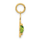Boy Charm 6x4 Oval Genuine Peridot-August - WBC