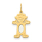 Girl Charm 6x4 Oval Genuine Opal-October - WBC