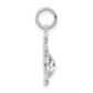 Girl Charm 6x4 Oval Genuine Topaz-April - WBC