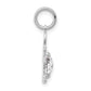 Boy Charm 6x4 Oval Genuine Topaz-April - WBC