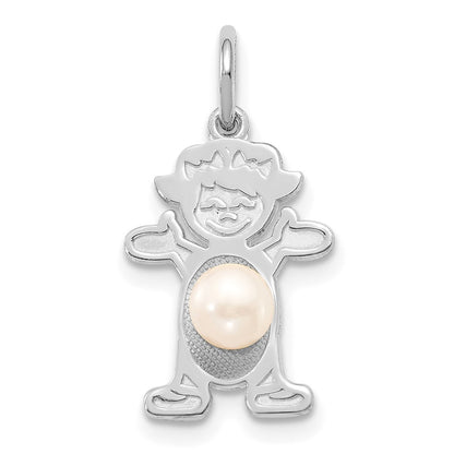 Girl Charm Freshwater Cultured Pearl-June - WBC