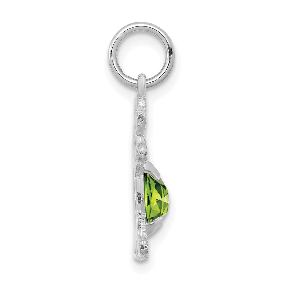 Girl Charm 6x4 Oval Genuine Peridot-August - WBC