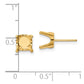 Round Stud Earring Mounting w/backs - WBC