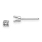 Round Stud Earring Mounting w/backs - WBC