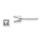 Round Stud Earring Mounting w/backs - WBC