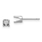 Round Stud Earring Mounting w/backs - WBC