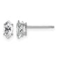 Marquise Cubic Zirconia Post Earrings - WBC