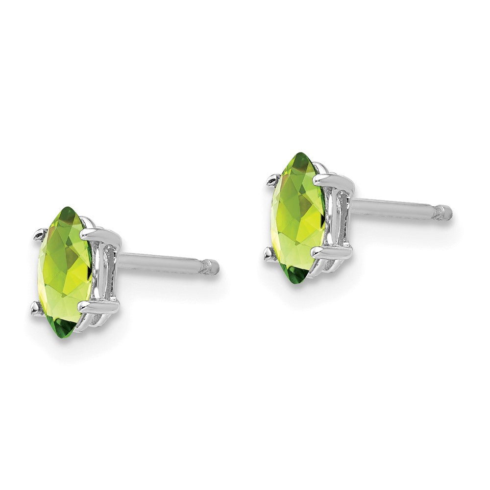 Marquise Peridot Post Earrings - WBC