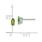 Marquise Peridot Post Earrings - WBC