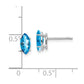Marquise Post Earring Mounting - WBC