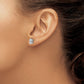 Marquise Cubic Zirconia Post Earrings - WBC