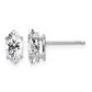 Marquise Cubic Zirconia Post Earrings - WBC