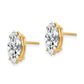 Marquise Cubic Zirconia Post Earrings - WBC