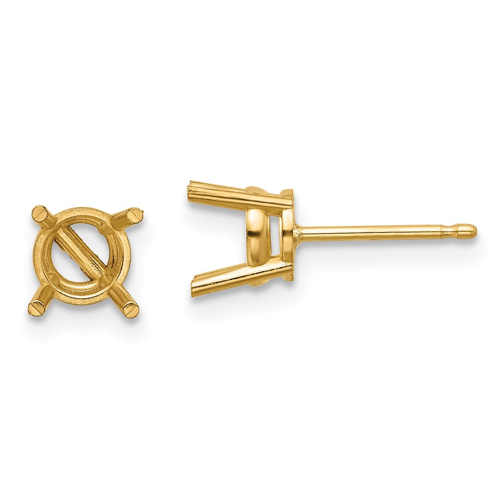 Cushion Post Earring Mountings - WBC