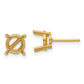 Cushion Post Earring Mountings - WBC