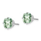 Cushion Green Quartz Post Earrings - WBC