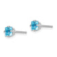 Square Earring Mounting - WBC