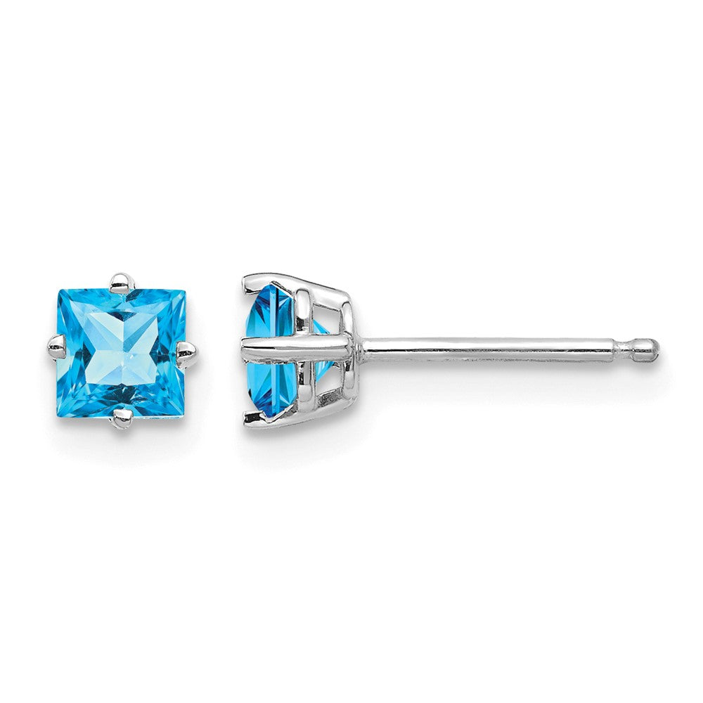 Square Earring Mounting - WBC