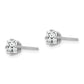 Princess-cut Cubic Zirconia Post Earrings - WBC